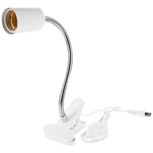 クリップライト デスクライト 360度回転 調光スイッチ