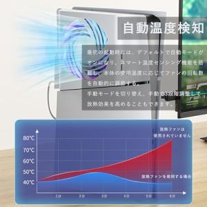 PS5 Slim用冷却ファン新登場-自動温度検...の詳細画像2