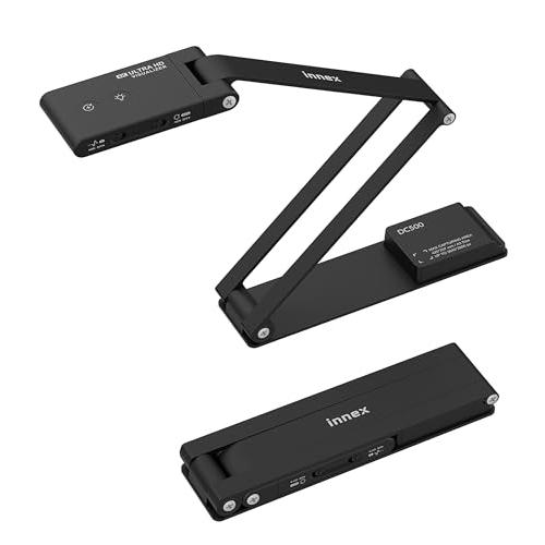 Innex DC500 USB Webカメラ/書画カメラ/スキャナー 3-in-1 1300万画素 ...