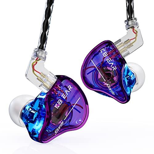 Yinyoo イヤモニ イヤホン 有線 KBEAR Storm PU+PEEK 10mmダイナミック...