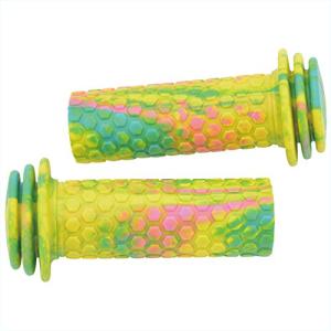 ノグチ 自転車 グリップ  対応ハンドル径φ22 ミックス 左右セット 手の小さい子向き 薄ゴム仕様