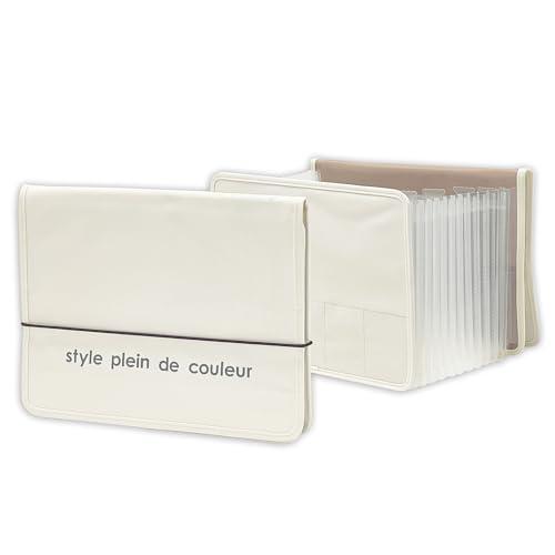 style plein de couleur ジャバラファイル  A4 13ポケット ドキュメントフ...