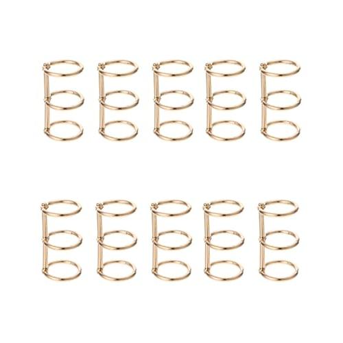 YFFSFDC ルーズリーフバインダーリング 製本用とじ具 穴径20mm 単語帳 資料保存 整理 カ...