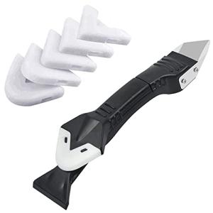 コーキングツールキット シリコン ゴム ステンレス 仕上げ カッター 3 in 1 コーキングヘラ コーキングはがしカッター シリコンスクレーパ