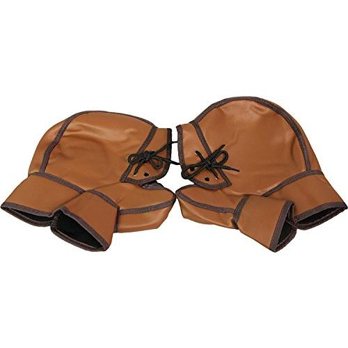 INFIMO  大阪繊維資材  バイク用防寒ハンドルカバー 合皮レザー ブラウン BHC-02