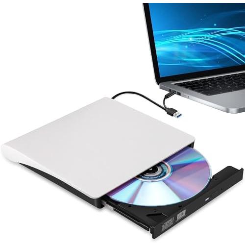 外付け DVDドライブ USB 3.0 type-c 外付CD・DVDドライブ CD/DVDプレーヤ...