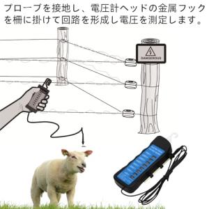 電気柵テスター 農場フェンス用検電テスター 多...の詳細画像2