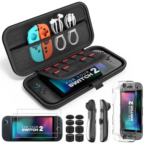 MoKo Switch2 ケース スイッチ2 カバー キャリングケース Switch2専用保護アクセ...