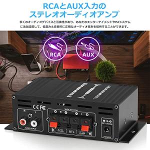 家庭/車用 小型 Mini ステレオ アンプ ...の詳細画像3