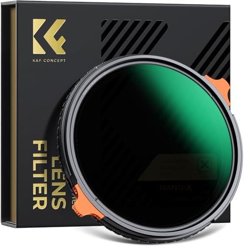 K&amp;F CONCEPT 67mm TRUE COLOR ND2-ND32&amp;CPL 可変NDフィルター...