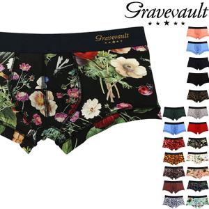 グレイブボールト Gravevault ボクサーパンツ メンズ ローライズ MIZUTAMA 無地 シンプル 定番  正規品 下着 パンツ インナー 誕生日 プレゼント
