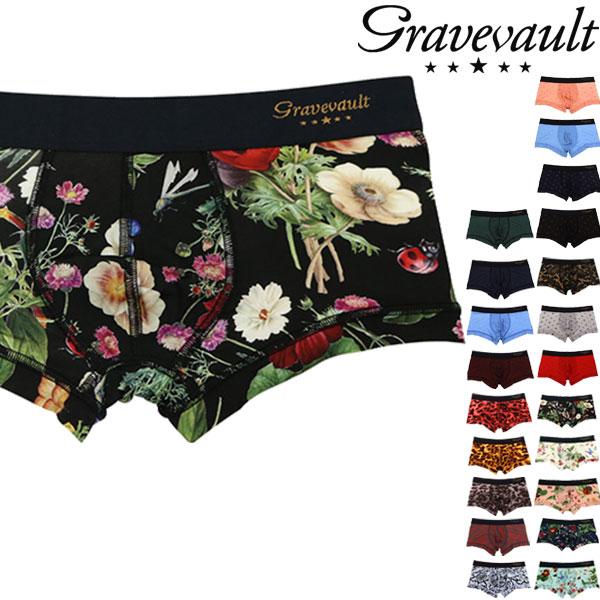 グレイブボールト Gravevault ボクサーパンツ メンズ ローライズ MIZUTAMA 無地 ...