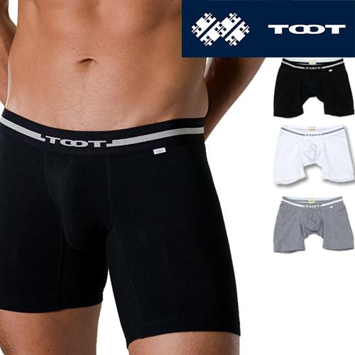 TOOT トゥート ボクサーパンツ ロング 丈 メンズ BASIC 無地 ベーシック ローライズ ブ...