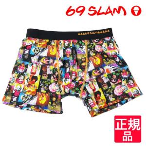 69slam メンズ ボクサーパンツ ロックスラム FAMOUS MBY サーフパンツ、水着のインナーOK ブランド サーフ系 ネコポス 送料無料｜luxurious-store