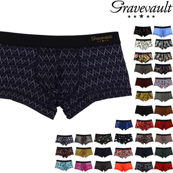 グレイブボールト Gravevault ボクサーパンツ メンズ ローライズ emotions 無地 ...