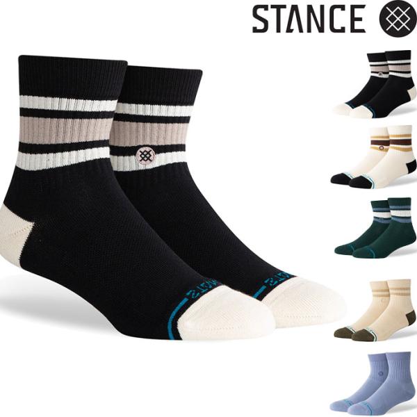 STANCE SOCKS スタンス ソックス 靴下 BOYD QTR シリーズ 無地 シンプル 靴下...