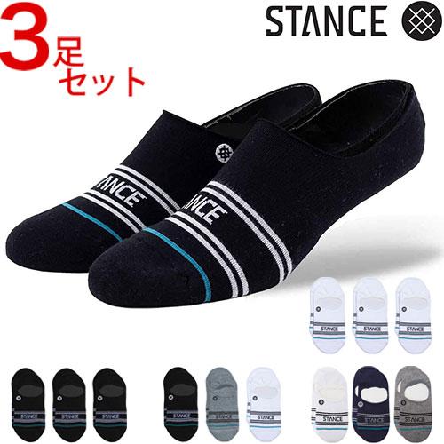 STANCE SOCKS スタンス ソックス 靴下 BASIC 3PACK NO SHOW 3PAC...