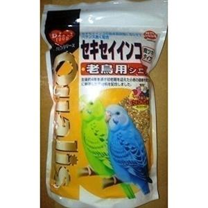 （まとめ買い）クオリス 鳥の餌 セキセイインコ老鳥用 シニア 皮ツキタイプ 400g ×10