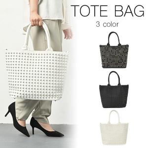 トゲトゲ スタッズデザイン キャンバス トートBAG : GARAKUTA合衆国