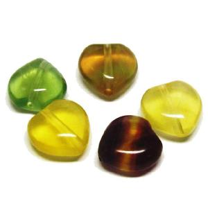 フローライト ハート 10mm 1粒売 天然石ビ...の商品画像