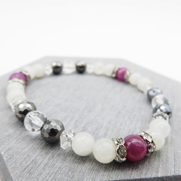 7月誕生石 ルビー オリジナルブレスレット 1点物 サイズ15.0cm