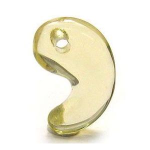 古代勾玉 高品質 レモン水晶 20mm