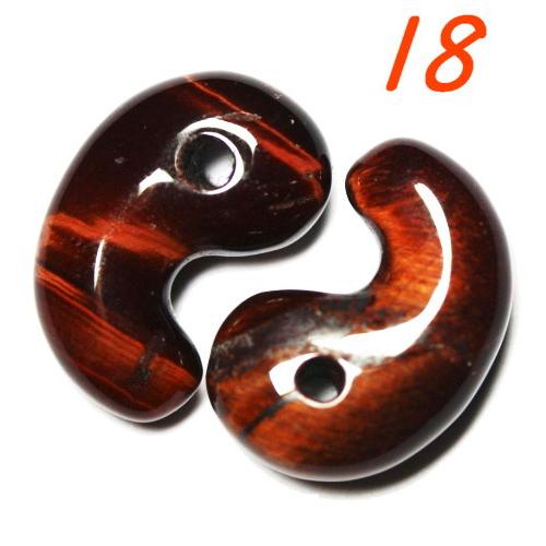 勾玉 レッドタイガーアイ 18〜20ミリ
