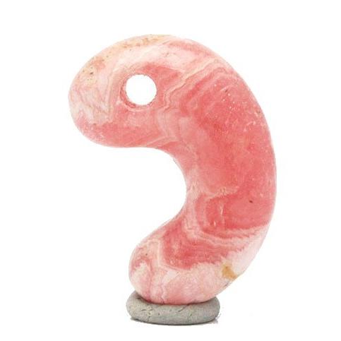 古代勾玉 インカローズ A 20mm 残り僅か