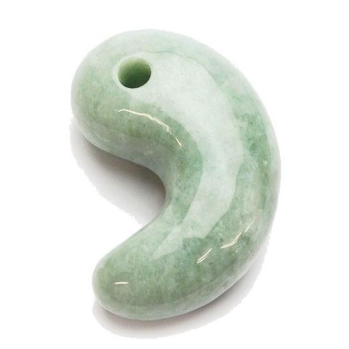 古代勾玉 本翡翠 ミャンマー産 AA 50mm前後