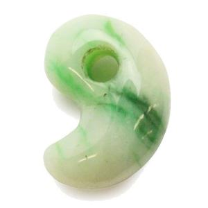 開運 ヒスイ 翡翠 勾玉 天然石 30mm お守り 5月誕生石 パワーストーン