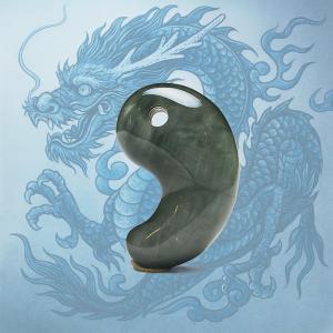 彫刻置物 水晶 20mm玉 素彫り 4個売りセット ＋ 透明盤アクリル台 四神