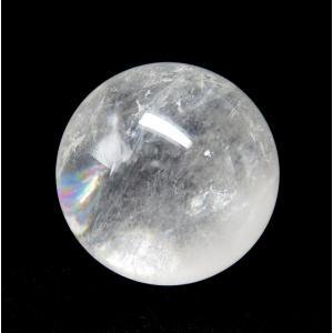 水晶丸玉 AA 12mm前後 1個販売 天然石 パワーストーン【穴なし