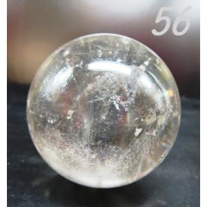 天然石 水晶丸玉 クラック有 50〜55mm玉/1個売り 浄化用 Quartz