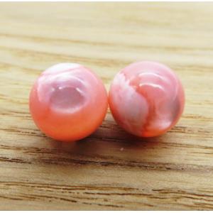 貝ビーズ ピンク マザーオブパール 8.0mm...の詳細画像1