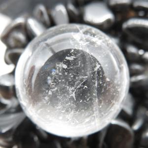 丸玉 黒水晶 (モリオン) 60mm玉 ランク AAA 浄化 魔除け 天然石