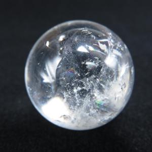 高品質手彫彫刻 龍水晶 34mm玉/56g 風水四神 丸玉 置物 現物売り