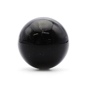 丸玉 黒水晶 (モリオン) 34〜35mm玉 ランク AAA 浄化 魔除け 天然石