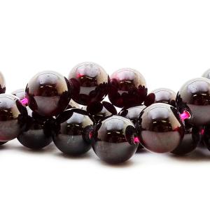 ガーネット 10.0mm玉 品質ランク-AA 1粒売り 天然石ビーズ 丸玉 アクセサリーパーツ バラ...