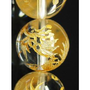 金龍彫刻水晶玉ビーズ12mm  【高品質彫刻】｜luz