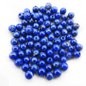 ラピスラズリ 4.0mm玉 A-ランク 1粒売...の詳細画像3