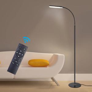 スタンドライト LED フロアライト フロアスタンド 7段階調光 ３段階色温度調節　高さ調節  軽量設計 12W省エネ 360°角度調節 転倒防止設計 組立式 LVYUAN