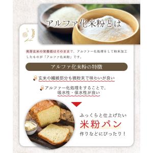 きぼうのアルファ化米粉 240g×1袋 国産 ...の詳細画像3