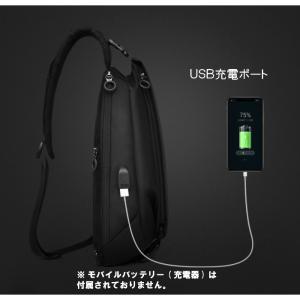 ボディバッグ メンズ レディース 斜め掛けバッ...の詳細画像3