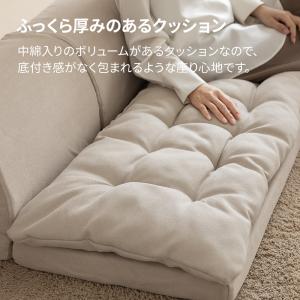 撥水加工 フルカバーリング ローソファー フロ...の詳細画像5