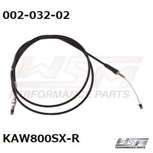 《002-032-02》 WSM THROTTLE CABLE KAWASAKI 800SX-R ス...