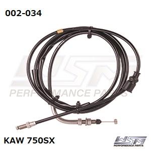 《002-034》Kawasaki  カワサキ スロットルケーブル JS750SX (92-95) ...