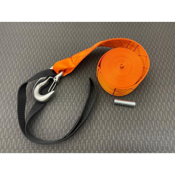 《0306-17》TIGHTJAPAN タイトジャパン ウインチストラップ オレンジ（ステンレスフッ...