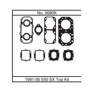 《5680K》 COMETIC カワサキ トップエンドガスケットキット Kawasaki JS550...