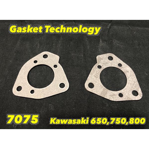 《7075-2》Gasket-Technolgy KAWASAKI 650/750/800 エキゾー...