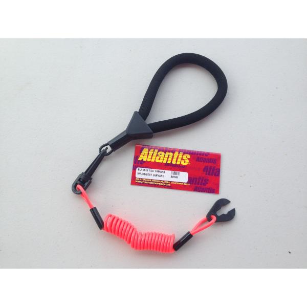 《A8146》 Atlantis アトランティス リストベスト ランヤード ブラック・レッド YAM...